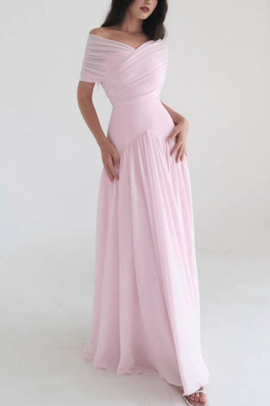Maxikleid in Rosa