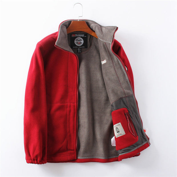 Warme Herrenjacke mit Fleece-Effekt - Eirik