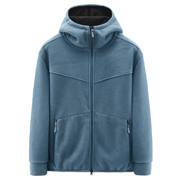 Fleecejacke mit Kapuze für Männer - Nils