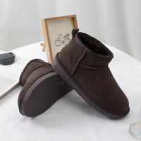 Damen-Winterstiefeletten aus Wildleder mit Innenfutter - Sophia