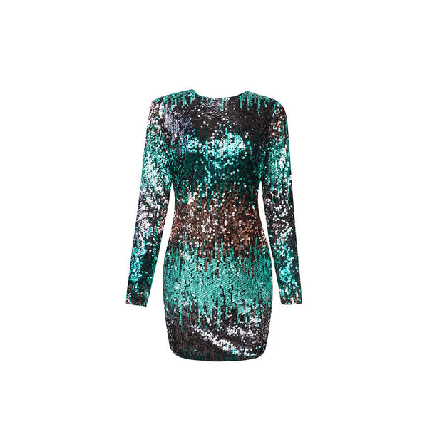 Kleid mit Paillettenstruktur für Frauen - Jena