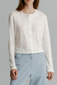 Strickjacke mit Strickstruktur