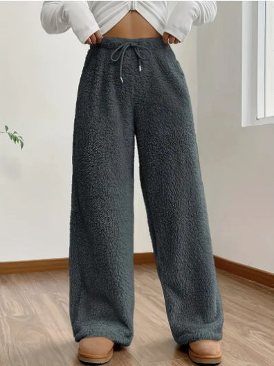 Flauschige strukturierte Damenhose - Avenne