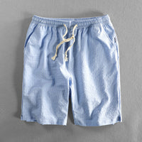 Vertikal gestreifte Herren Shorts mit Kordelzug - Lecce