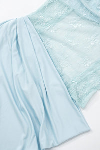 Figurbetontes Maxikleid mit Spitze