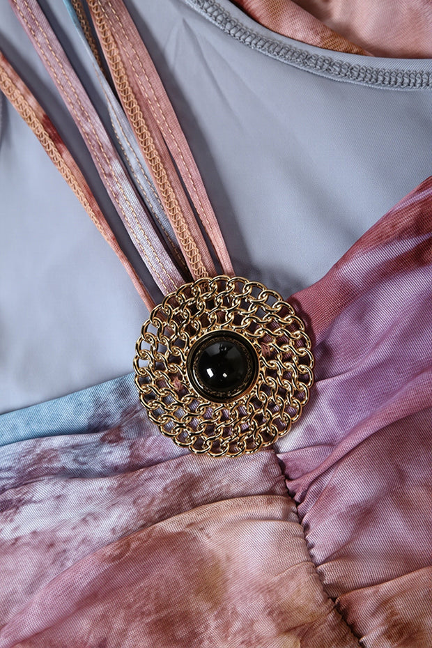 Rückenfreies Maxikleid