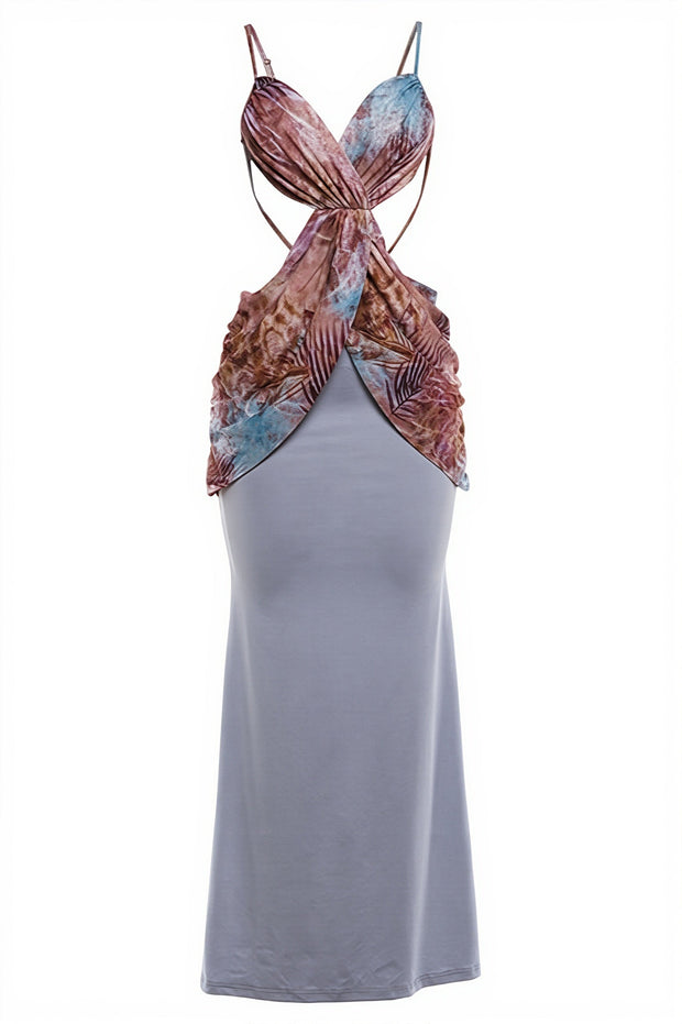 Rückenfreies Maxikleid