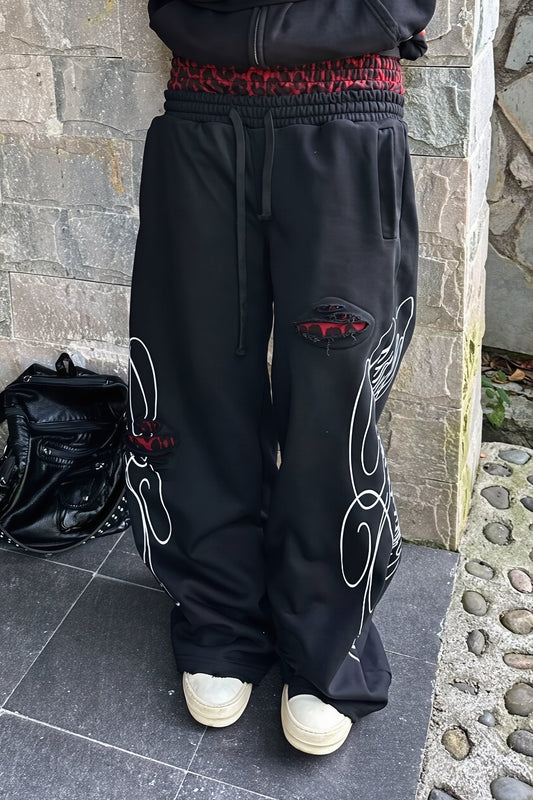 Hose mit Leopardenmuster