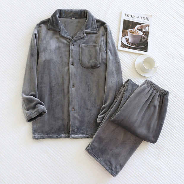 Pyjama für Männer aus Plüsch - Leandro