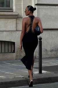 Ärmelloses Kleid mit Neckholder