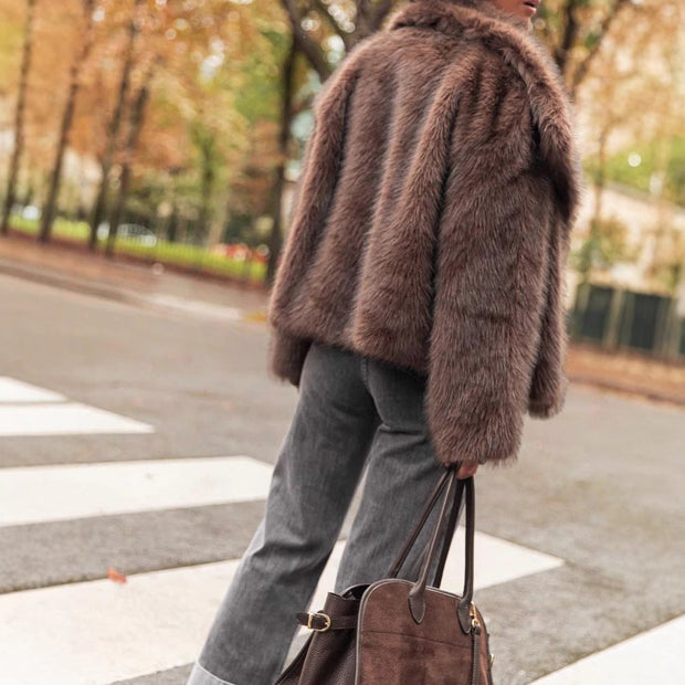 Damenmantel mit Fleece-Effekt - Erivane