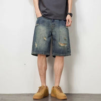 Zerrissene Shorts aus Denim für Männer - Kane