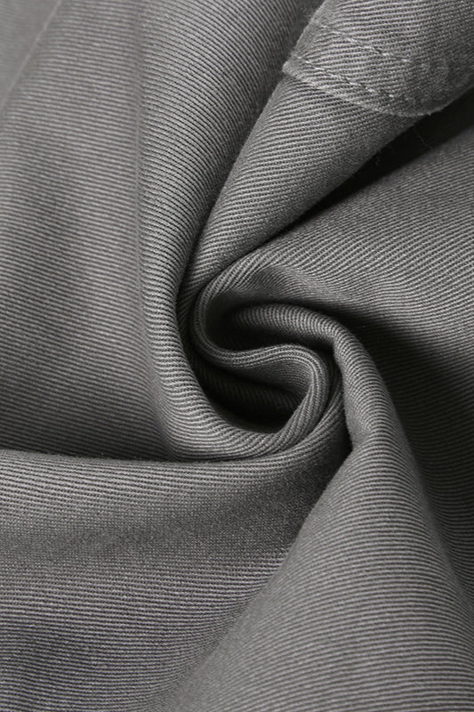 Locker geschnittene Hose in Grau