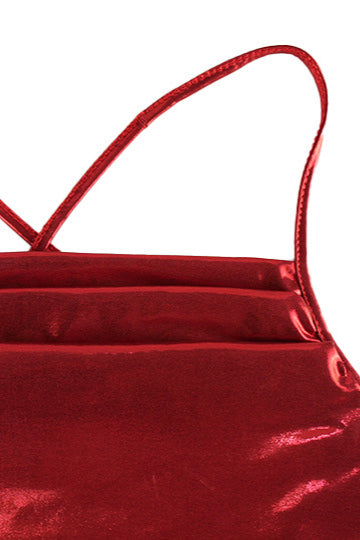 Rückenfreies Maxikleid mit Bindedetail