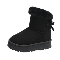 Damen-Winterstiefelette mit Schleife und Thermofutter - Bianka