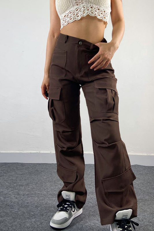 Locker geschnittene Hose mit Taschen