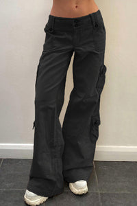 Hose im Vintage-Stil in Schwarz