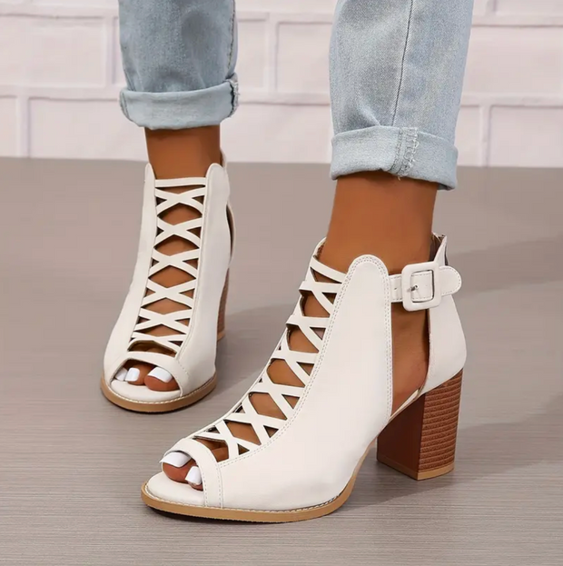 Lisa - Die Retro-High-Heels mit klobigem Absatz