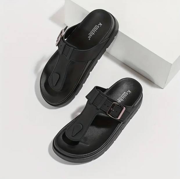 Lotte - Die bequemen Flip-Flops mit Uni-Farbe
