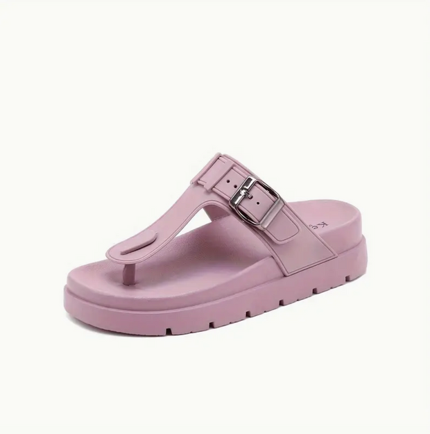 Lotte - Die bequemen Flip-Flops mit Uni-Farbe