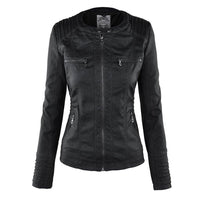 Lederjacke Damen robuste Eleganz mit Hochwertigem Leder für Stilbewusste Frauen und urbanem Look - Monika
