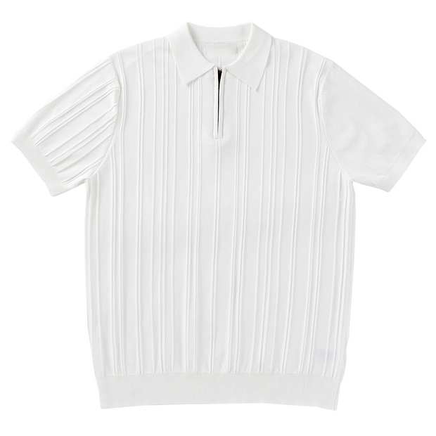 Ewiges Velours-Poloshirt aus Strick