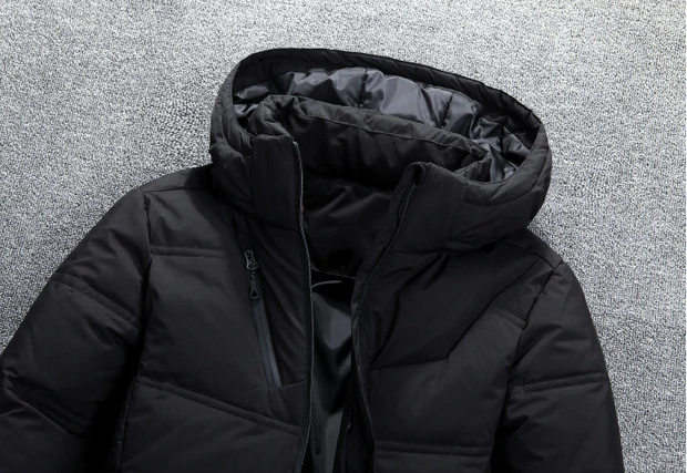 Gesteppte Kapuzenjacke mit urbanem Design - Narel