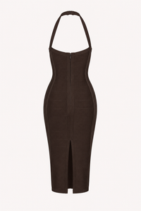 Elegantes Bandage-Kleid mit Neckholder-Ausschnitt – Erika