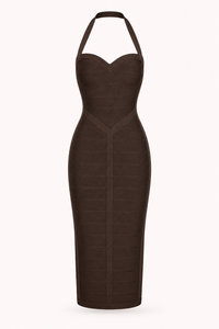 Elegantes Bandage-Kleid mit Neckholder-Ausschnitt – Erika