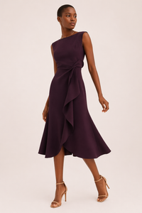 Elegantes Midikleid mit Schlitz - Mireia