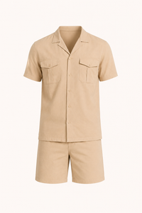 Herrenhemd und Shorts mit zwei Taschen - Matthis