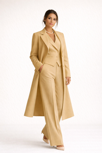 Damen Set 3 Stück Blazer Weste Weste Hose elegant - Ingrid
