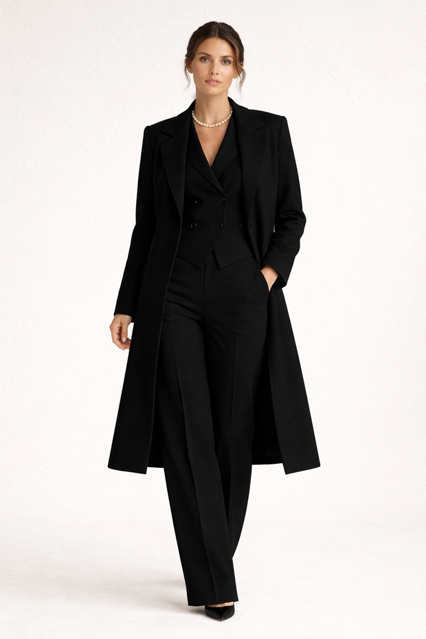 Damen Set 3 Stück Blazer Weste Weste Hose elegant - Ingrid