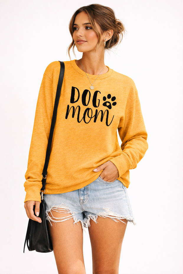 Damen Sweatshirt mit Rundhalsausschnitt und Aufdruck - Signe