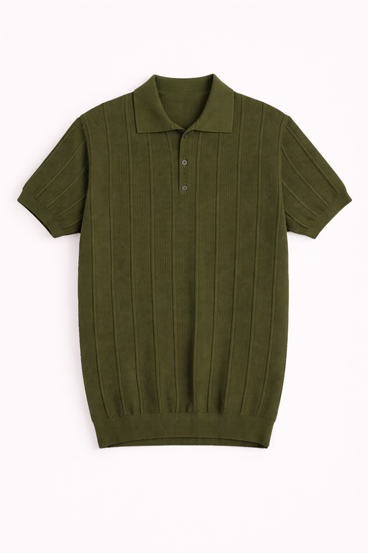 Leichtes Herren-Poloshirt mit Button-Down-Kragen - Ravel