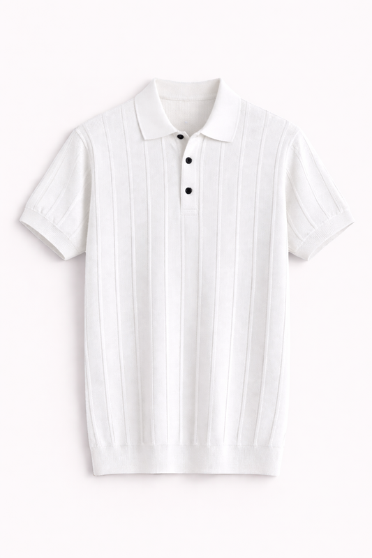 Leichtes Herren-Poloshirt mit Button-Down-Kragen - Ravel