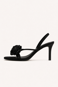 Party-Sandalen mit Blumenabsatz für Frauen - Kiara