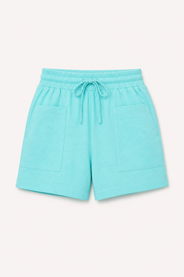Damen-Shorts mit Gummizug und Fronttaschen - Lanni