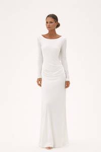 Drapiertes Maxikleid für Frauen - Hanna