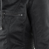 Lederjacke Damen robuste Eleganz mit Hochwertigem Leder für Stilbewusste Frauen und urbanem Look - Monika