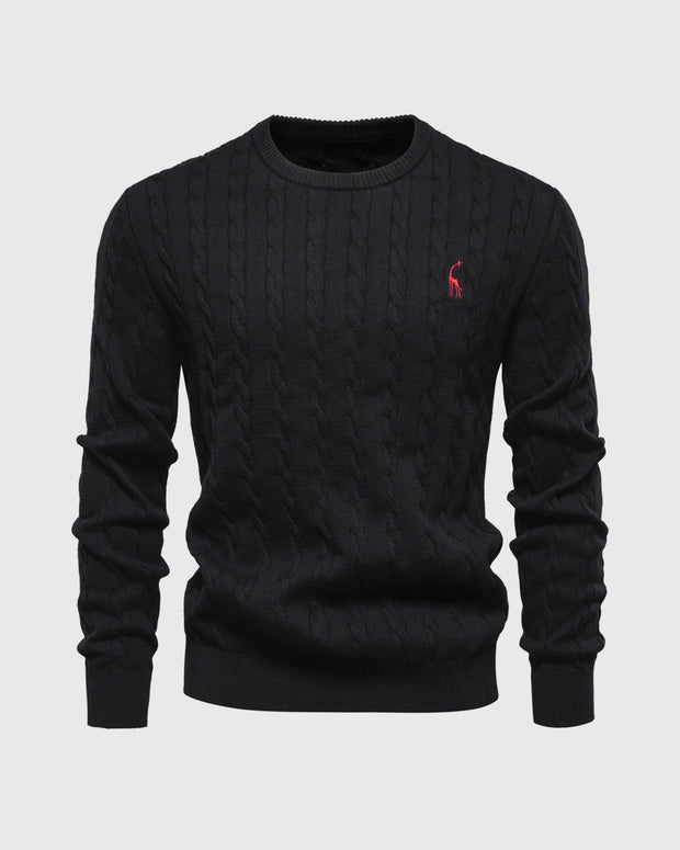 Geflochtener Strickpullover für Männer - Lioren