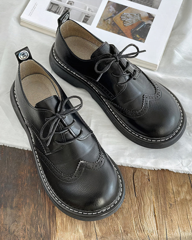 Orthopädische Oxford-Schuhe für Frauen - Weiß