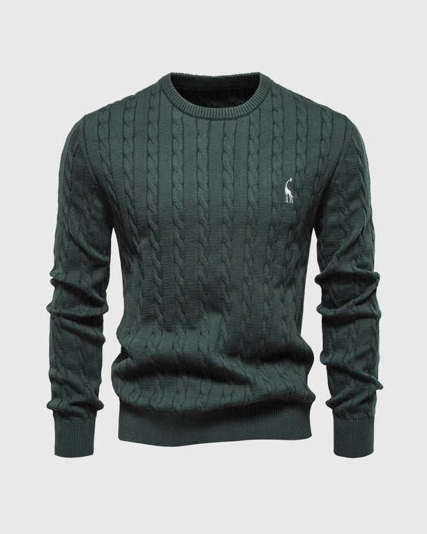 Geflochtener Strickpullover für Männer - Lioren