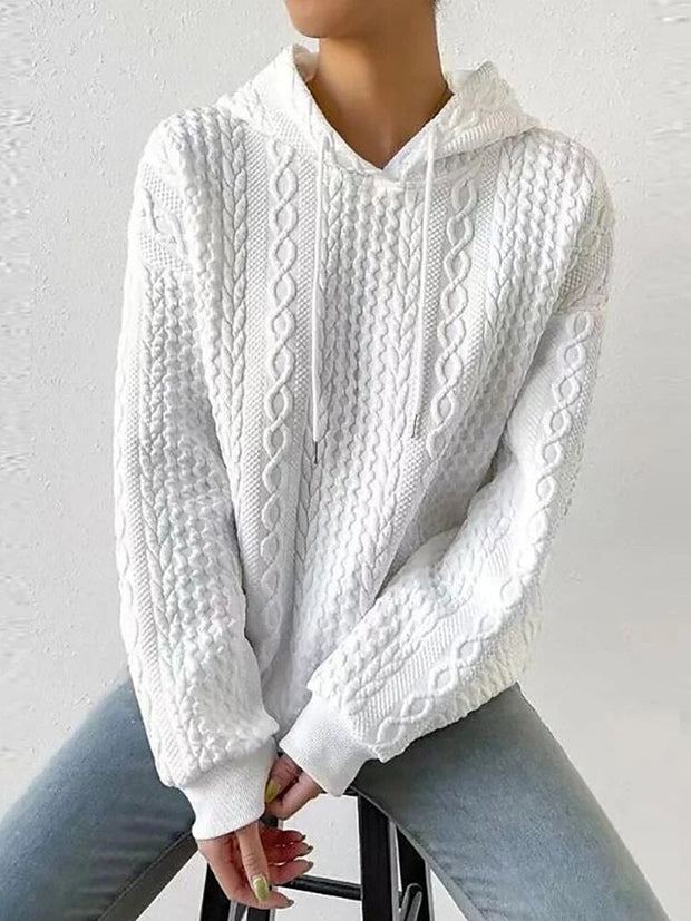 MARGOT - Winter-Kapuzenpullover aus Strick