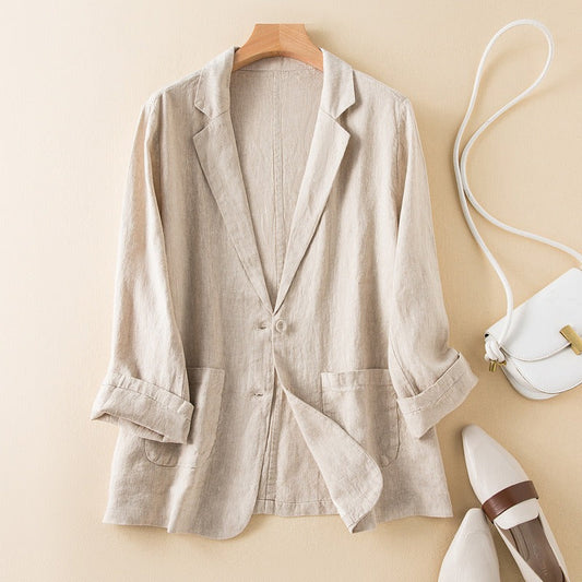 Leichter Leinenblazer - Amelie