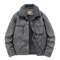 Herren-Trucker-Jacke mit Sherpa-Futter - Tavian