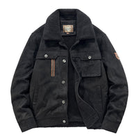 Herren-Trucker-Jacke mit Sherpa-Futter - Tavian