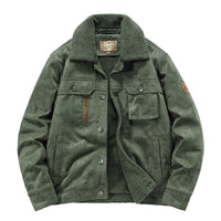 Herren-Trucker-Jacke mit Sherpa-Futter - Tavian