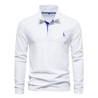 Ronny - Langärmliges Poloshirt für Herren