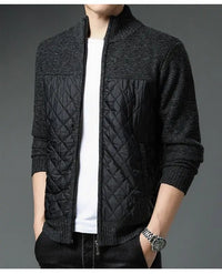 Gesteppte Strickjacke - Matias